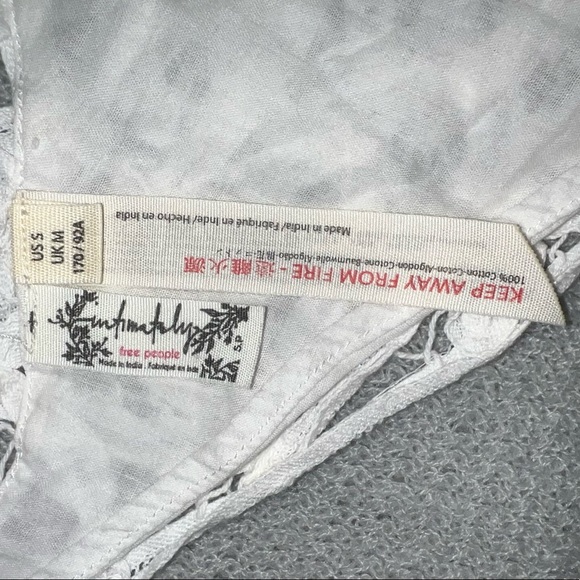 Free People White Halter Top with Tie Back - Picture 4 of 4